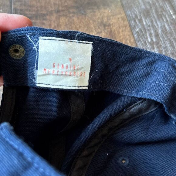 Twins Enterprise retired Cleveland Indians adjustable baseball hat navy blue chi - Picture 4 of 7